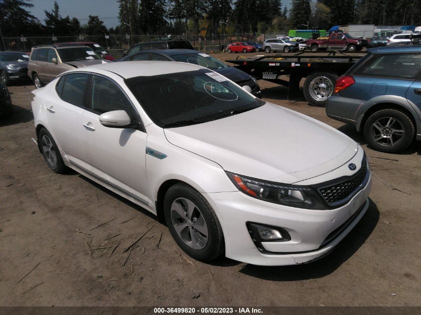 2015 KIA OPTIMA HYBRID - KNAGM4AD4F5078589