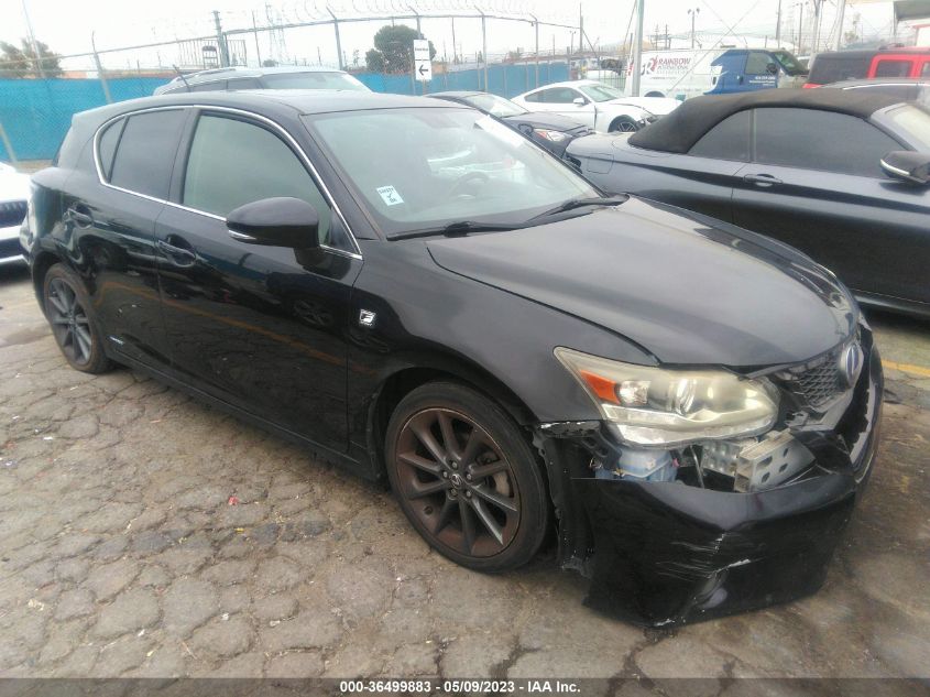 2013 LEXUS CT 200H HYBRID - JTHKD5BH7D2130914
