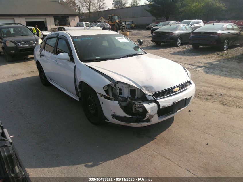 2016 CHEVROLET IMPALA LIMITED POLICE POLICE - 2G1WD5E35G1122875