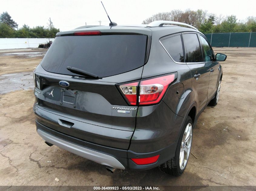 2017 FORD ESCAPE TITANIUM - 1FMCU9J95HUE89563