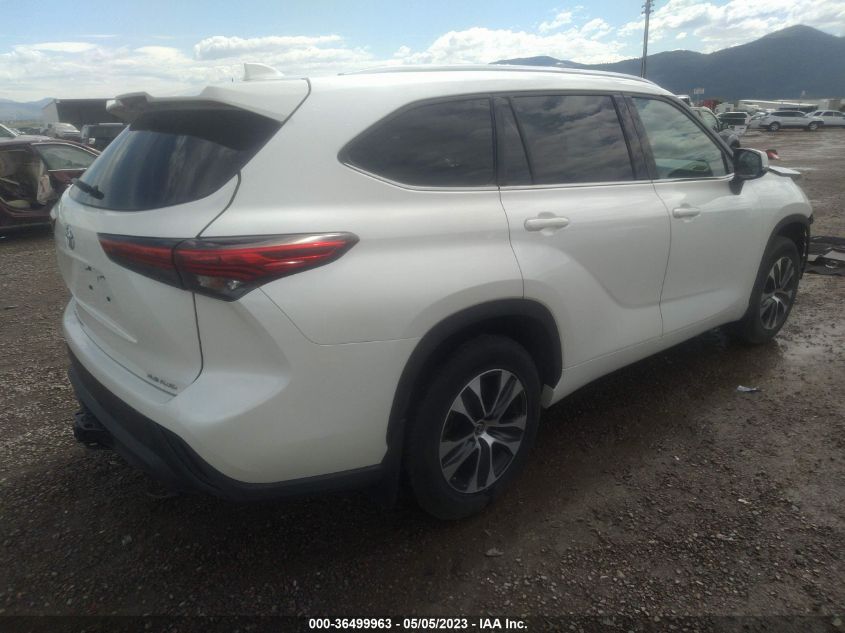 2021 TOYOTA HIGHLANDER XLE - 5TDGZRBH8MS100829