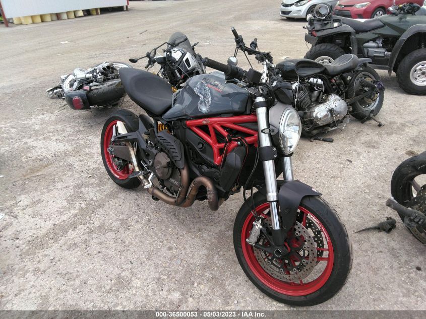 2016 DUCATI MONSTER 821 - ZDM1RBTS5GB017690