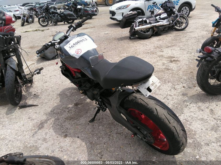 2016 DUCATI MONSTER 821 - ZDM1RBTS5GB017690