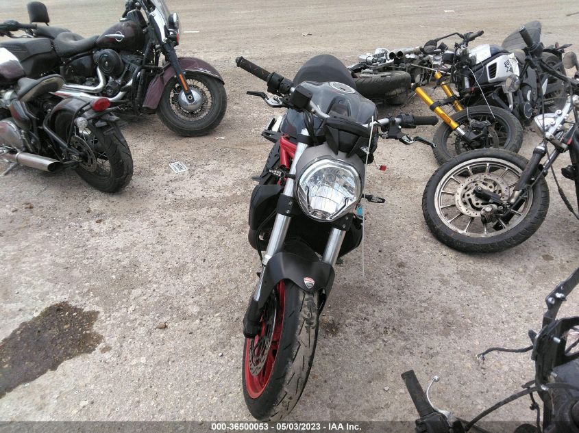 2016 DUCATI MONSTER 821 - ZDM1RBTS5GB017690