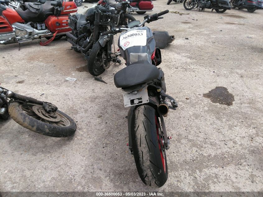 2016 DUCATI MONSTER 821 - ZDM1RBTS5GB017690