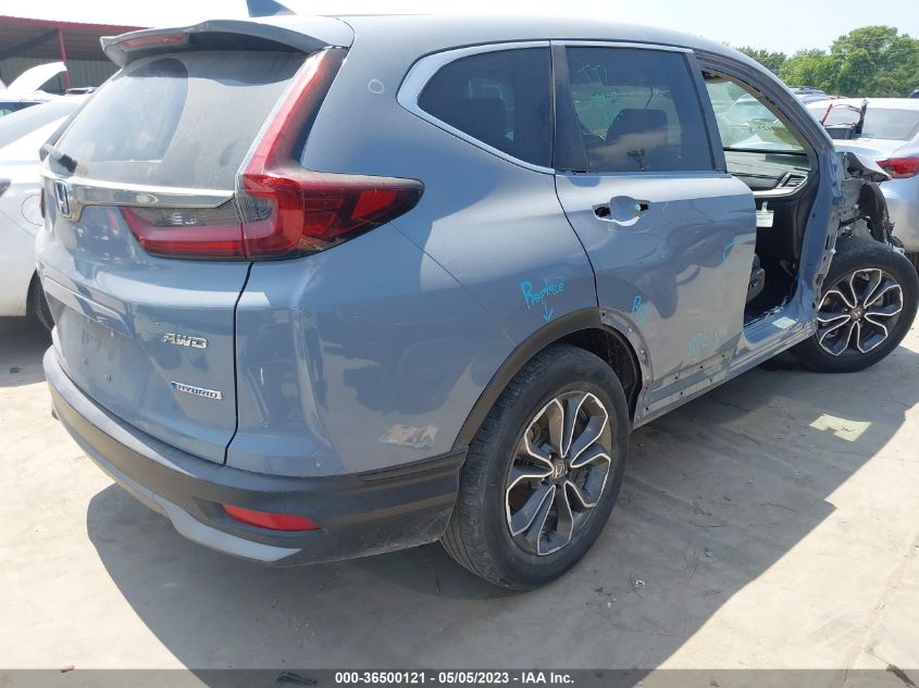 2021 HONDA CR-V HYBRID EX-L 7FART6H82ME002887