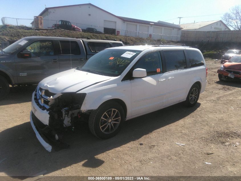 2017 DODGE GRAND CARAVAN SXT - 2C4RDGCG5HR625525