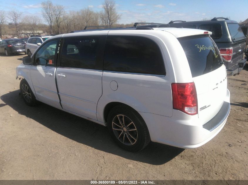2017 DODGE GRAND CARAVAN SXT - 2C4RDGCG5HR625525