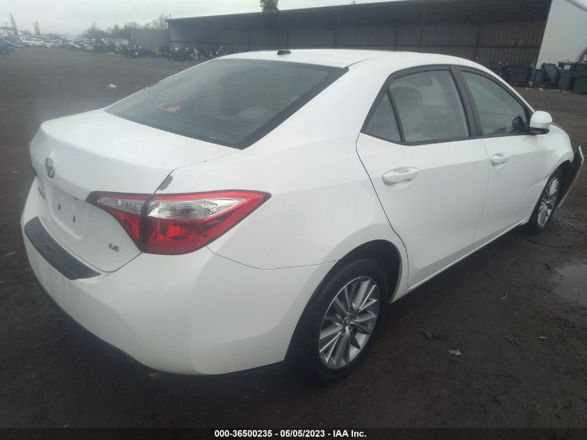 2014 TOYOTA COROLLA LE - 5YFBURHE9EP035361