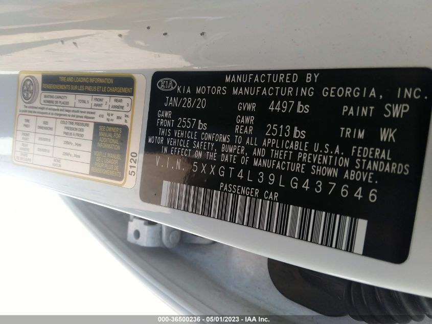 2020 KIA OPTIMA LX - 5XXGT4L39LG437646