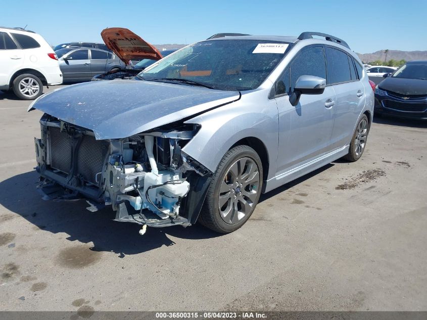2016 SUBARU IMPREZA WAGON 2.0I SPORT PREMIUM - JF1GPAP69G8334345