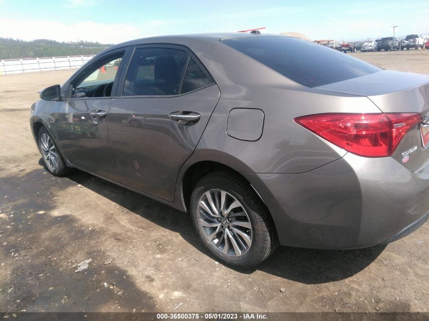 2017 TOYOTA COROLLA XLE - 2T1BURHE4HC903965