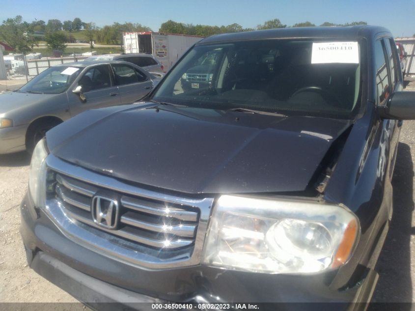 2013 HONDA PILOT EX-L - 5FNYF3H56DB001440