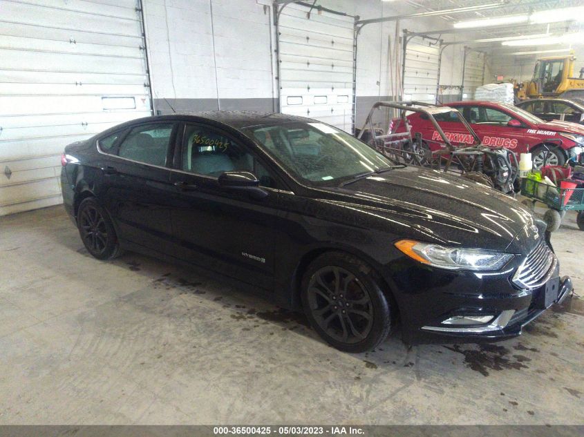 3FA6P0LU2JR225791 FORD FUSION HYBRID SE 2018