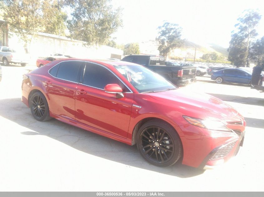 2021 TOYOTA CAMRY HYBRID XSE - 4T1K31AK2MU029547