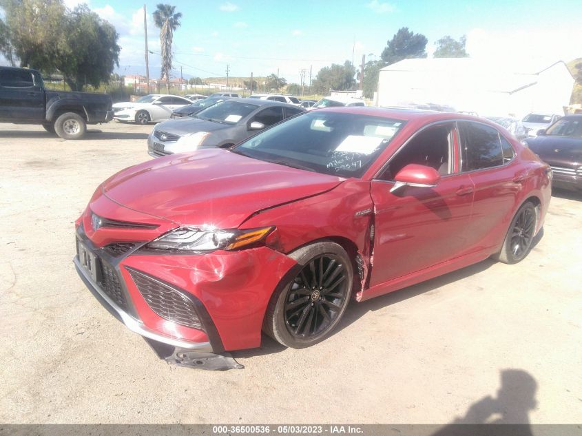2021 TOYOTA CAMRY HYBRID XSE - 4T1K31AK2MU029547