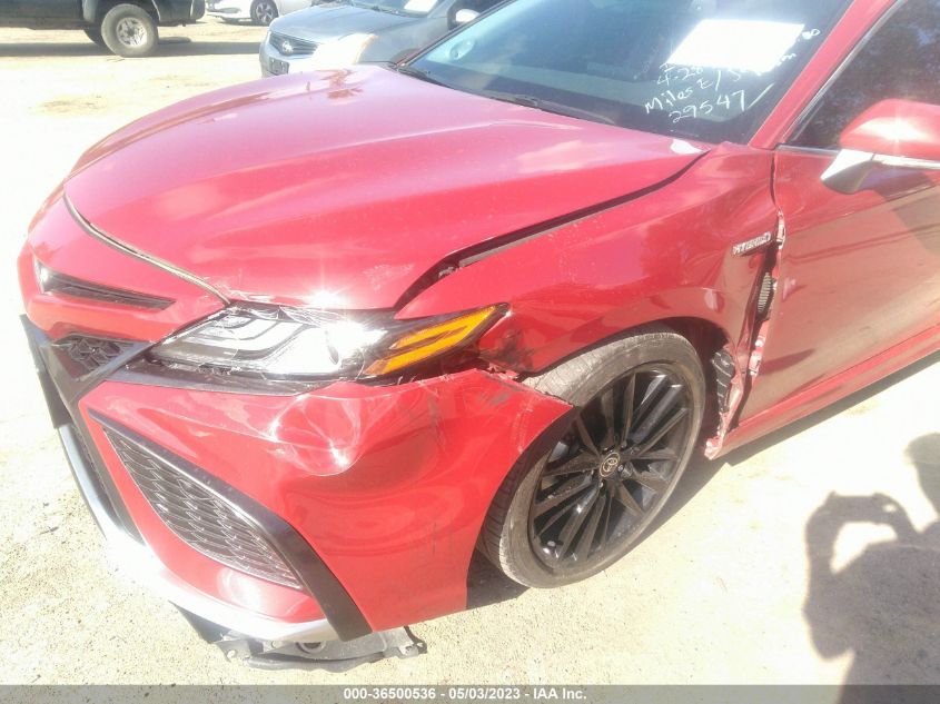 2021 TOYOTA CAMRY HYBRID XSE - 4T1K31AK2MU029547