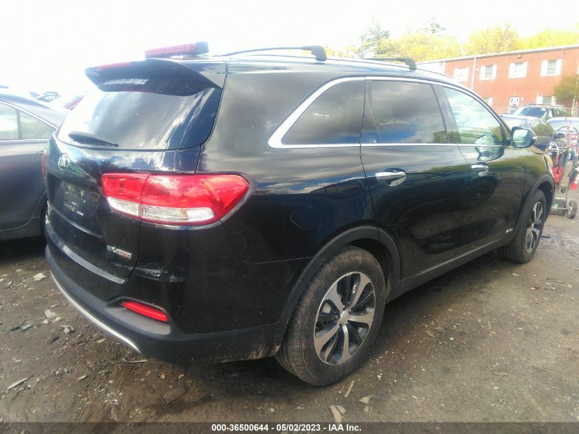 2016 KIA SORENTO EX - 5XYPHDA10GG044817