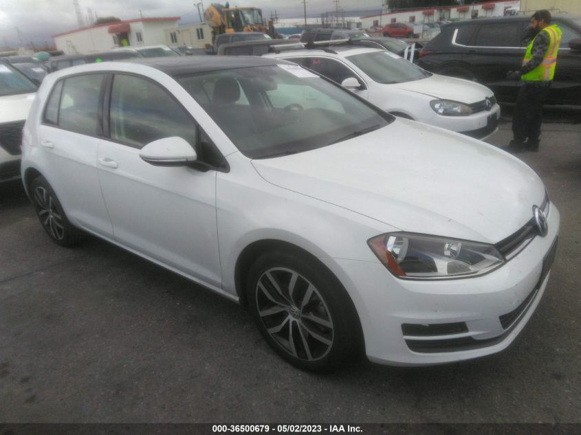 2016 VOLKSWAGEN GOLF TSI SE - 3VW217AU1GM054508