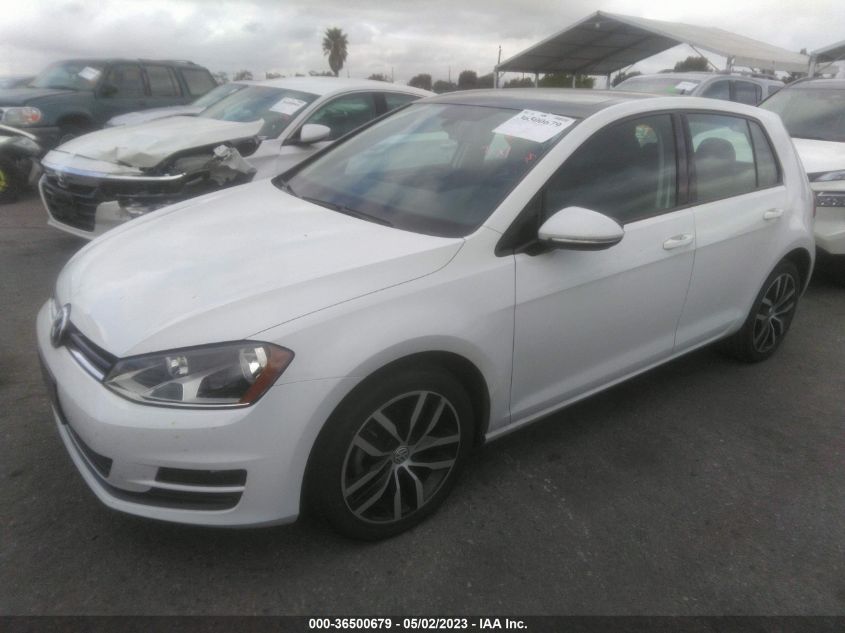 2016 VOLKSWAGEN GOLF TSI SE - 3VW217AU1GM054508