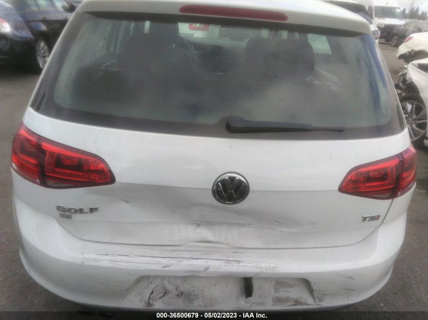 2016 VOLKSWAGEN GOLF TSI SE - 3VW217AU1GM054508
