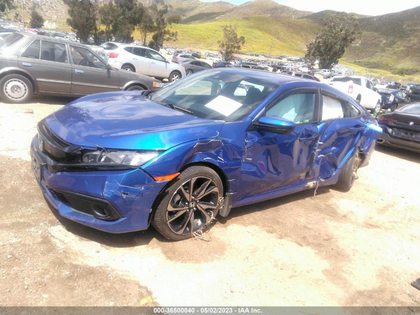 2020 HONDA CIVIC SEDAN SPORT - 2HGFC2F81LH545961