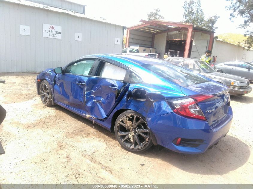 2020 HONDA CIVIC SEDAN SPORT - 2HGFC2F81LH545961
