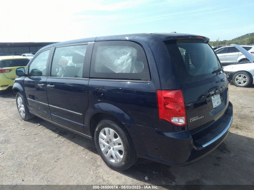 2015 DODGE GRAND CARAVAN AMERICAN VALUE PKG - 2C4RDGBG1FR689950