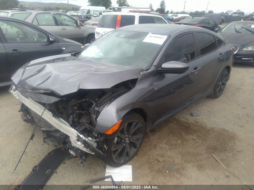 VIN 19XFC2F8XLE208828 2020 HONDA CIVIC SEDAN SPORT