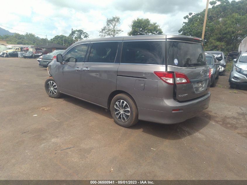 2014 NISSAN QUEST S - JN8AE2KP3E9100175