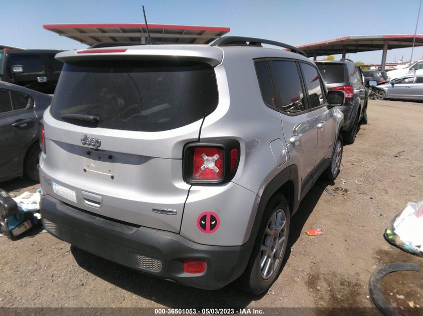 VIN ZACNJABB2LPL10833 2020 JEEP RENEGADE LATITUDE