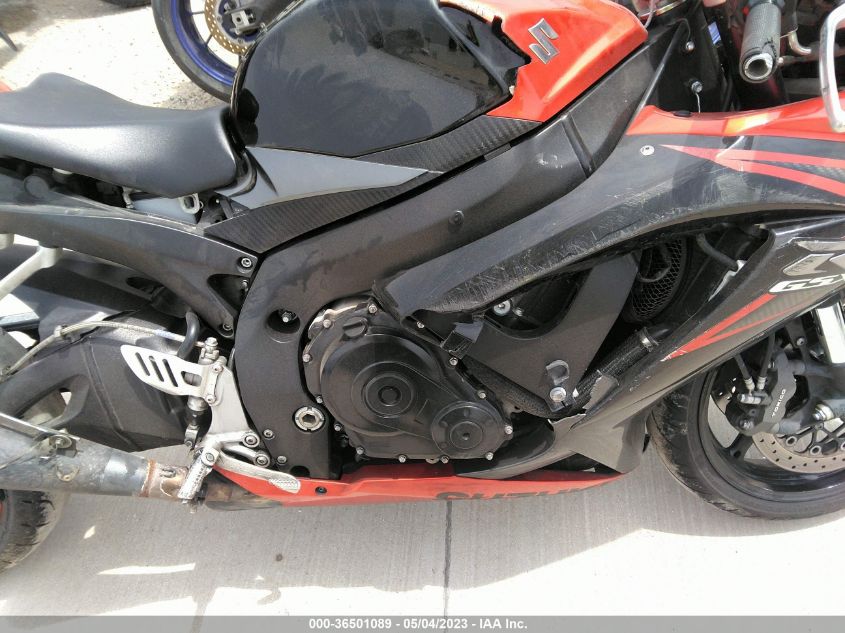 2008 SUZUKI GSX-R750 - JS1GR7LA782106456