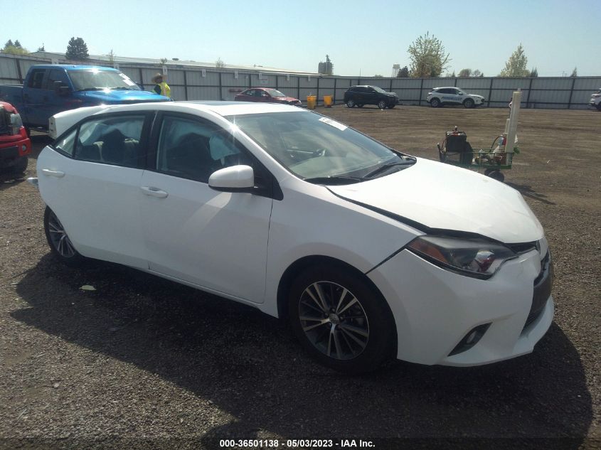 2016 TOYOTA COROLLA L/LE/S/S PLUS/LE PLUS - 2T1BURHE2GC616896