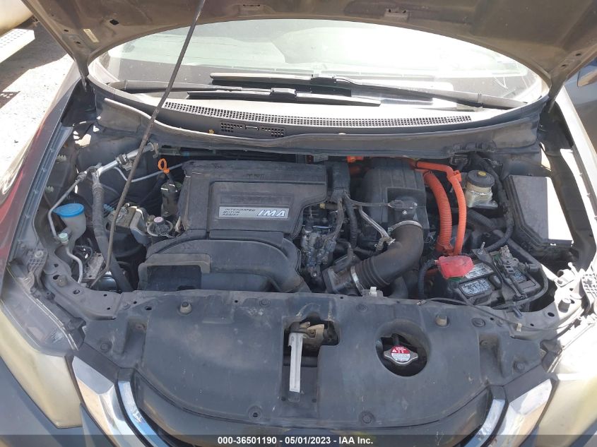 2013 HONDA CIVIC HYBRID - 19XFB4F23DE000205