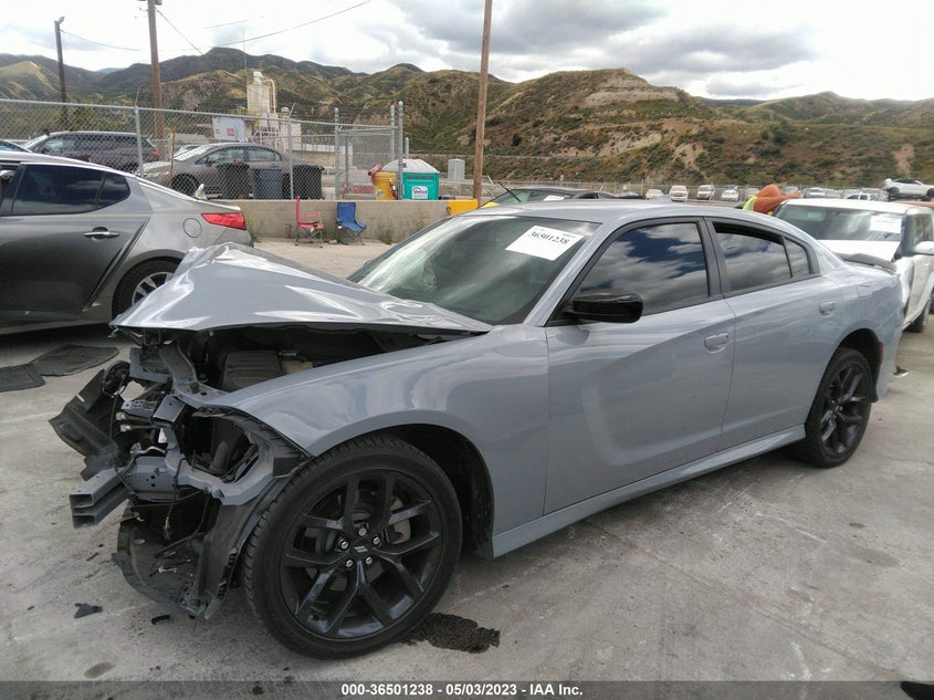 VIN 2C3CDXHG0MH593652 2021 DODGE CHARGER GT