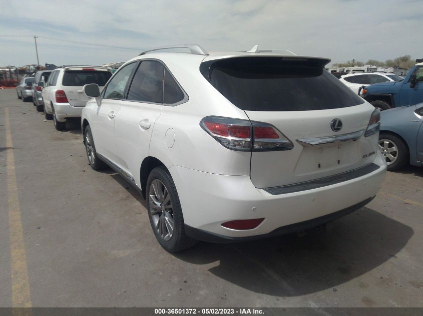 2013 LEXUS RX 450H - JTJBC1BA4D2059099