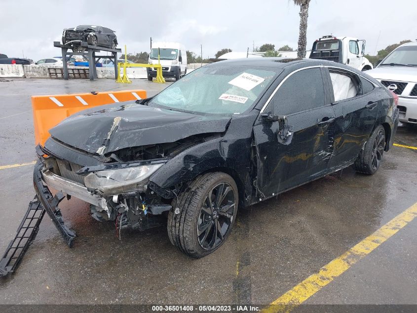2019 HONDA CIVIC SEDAN SPORT - 19XFC2F80KE214684