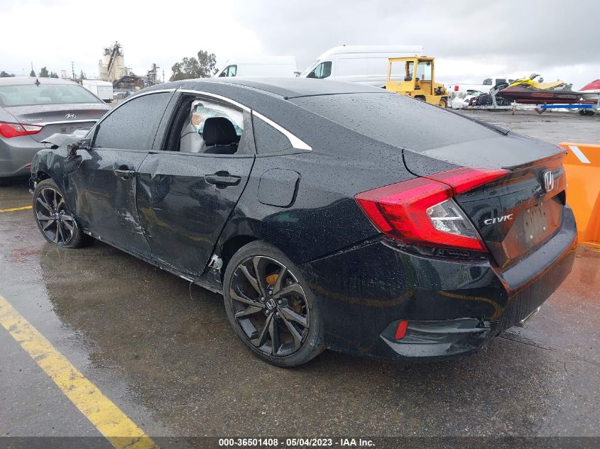 2019 HONDA CIVIC SEDAN SPORT - 19XFC2F80KE214684