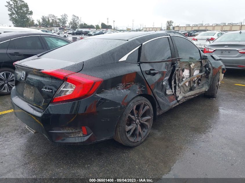 2019 HONDA CIVIC SEDAN SPORT - 19XFC2F80KE214684