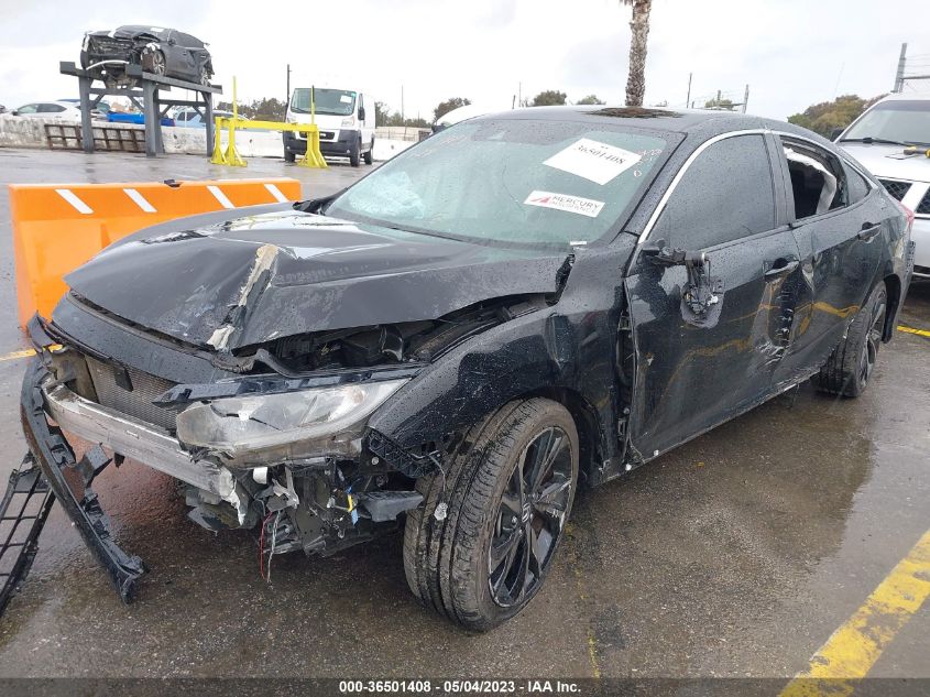 2019 HONDA CIVIC SEDAN SPORT - 19XFC2F80KE214684