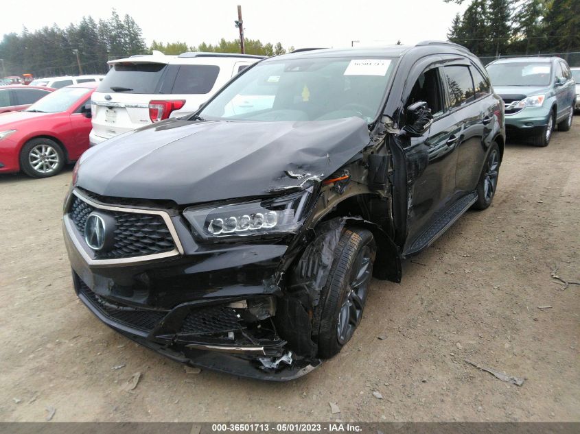 2019 ACURA MDX W/TECHNOLOGY/A-SPEC PKG - 5J8YD4H02KL006162