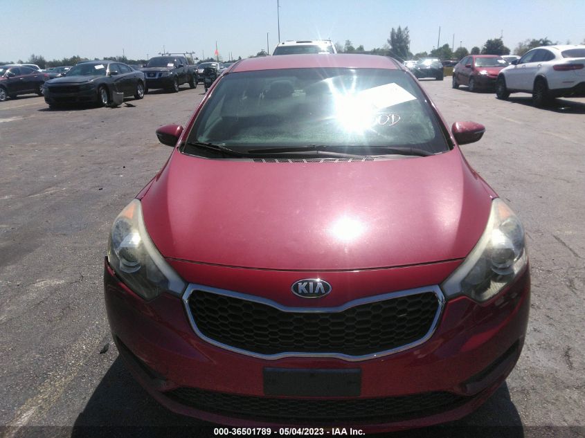 2016 KIA FORTE LX - KNAFX4A69G5598406