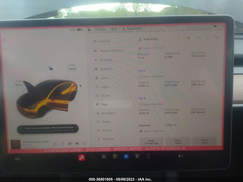 2022 TESLA MODEL 3 PERFORMANCE - 5YJ3E1EC9NF329683