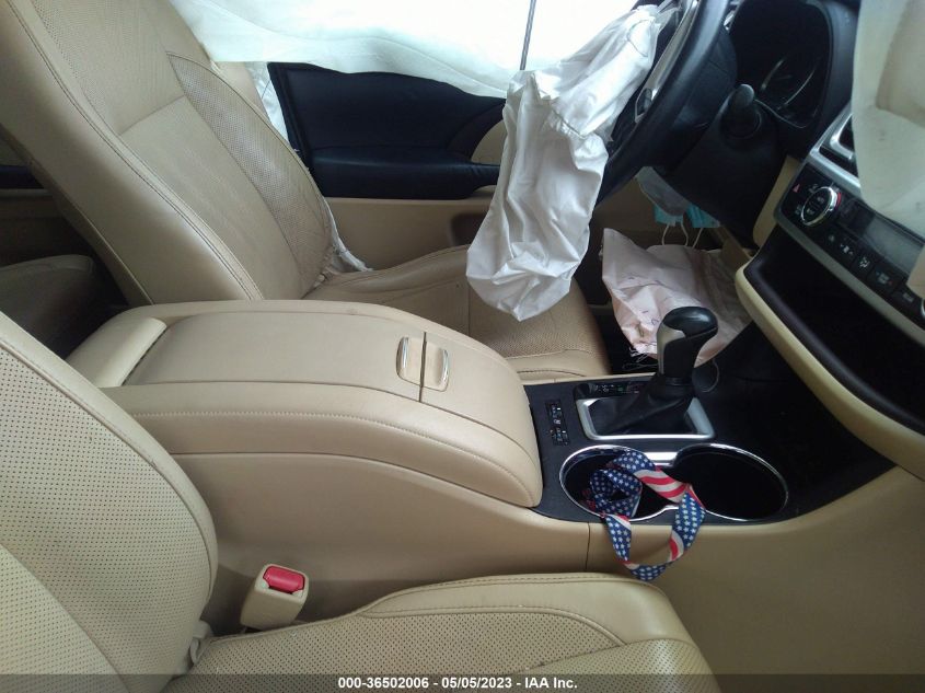 2015 TOYOTA HIGHLANDER LIMITED - 5TDDKRFH7FS081341