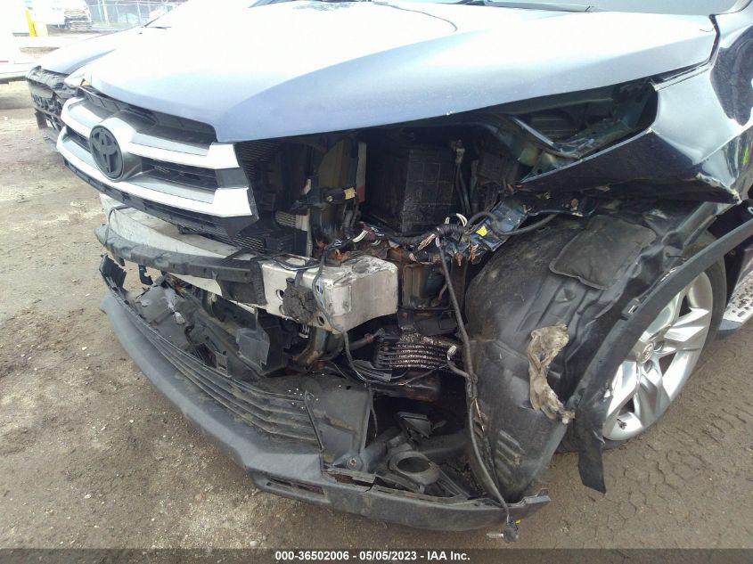 2015 TOYOTA HIGHLANDER LIMITED - 5TDDKRFH7FS081341