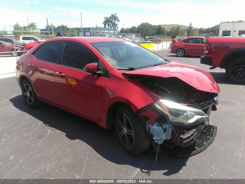 2016 TOYOTA COROLLA L/LE/S/S PLUS/LE PLUS - 2T1BURHEXGC542496