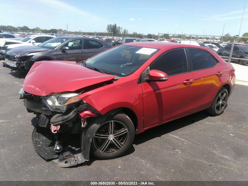 2016 TOYOTA COROLLA L/LE/S/S PLUS/LE PLUS - 2T1BURHEXGC542496