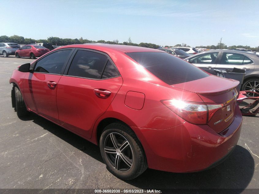 2016 TOYOTA COROLLA L/LE/S/S PLUS/LE PLUS - 2T1BURHEXGC542496