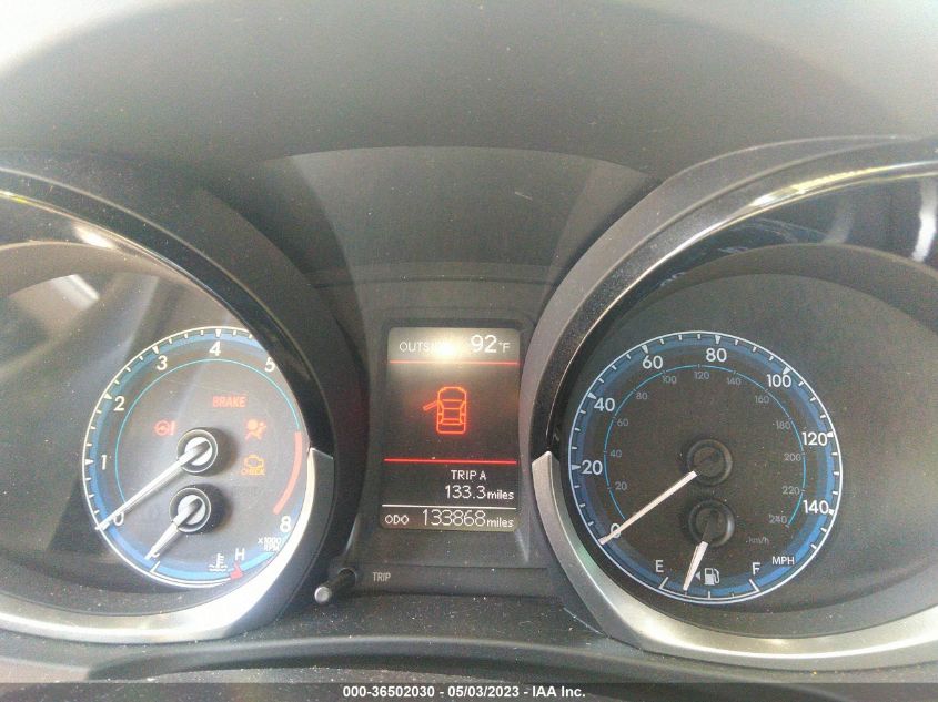 2016 TOYOTA COROLLA L/LE/S/S PLUS/LE PLUS - 2T1BURHEXGC542496