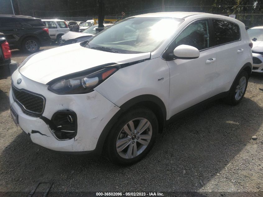 2017 KIA SPORTAGE LX - KNDPMCAC1H7215483